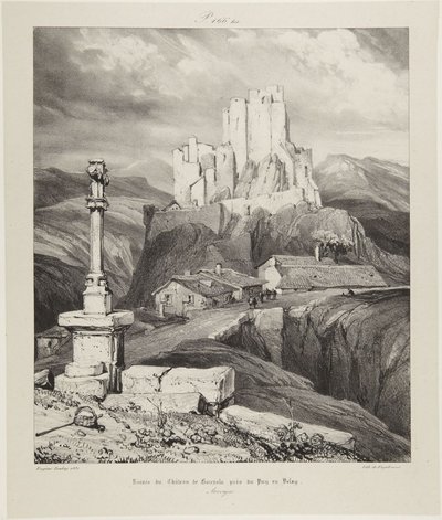 Schloss Bouzals von Eugene Isabey