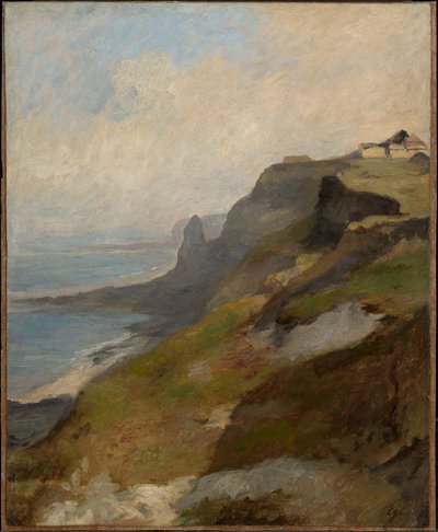 Klippen der Normandie von Eugene Isabey
