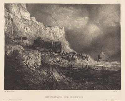 Umgebung von Dieppe von Eugene Isabey