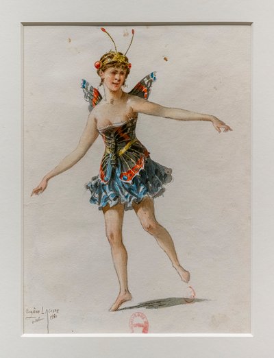 Die Korrigane. Ballett von Charles-Marie Widor, Kostümmodell. 1880 von Eugene Lacoste
