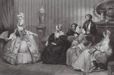 Für den Opernball gekleidet von Eugene Louis (after) Lami
