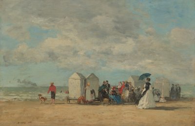 Strandszene von Eugene Louis Boudin