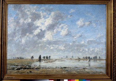 Maree basse à Etaples von Eugene Louis Boudin