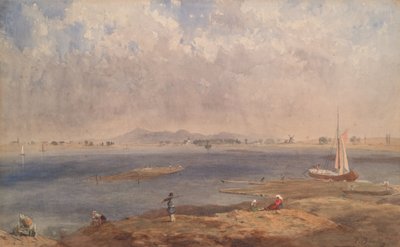 Meereslandschaft in der Bretagne von Eugene Louis Boudin