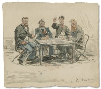 À la ferme Saint-Siméon (Jongkind, Émile van Marcke, Claude Monet und der 