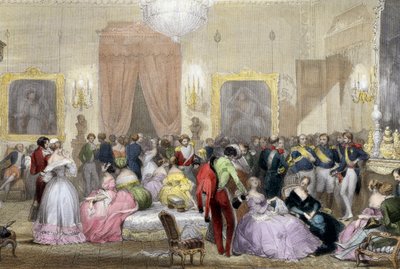 Abend im Haus der Herzöge von Orleans von Eugene Louis Lami