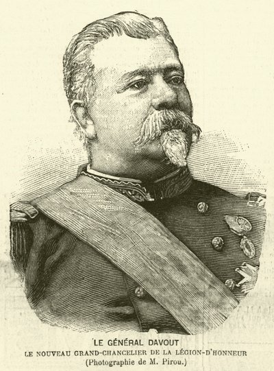 General Davout, französischer Soldat und neuer Großkanzler der Ehrenlegion von Eugene Pirou