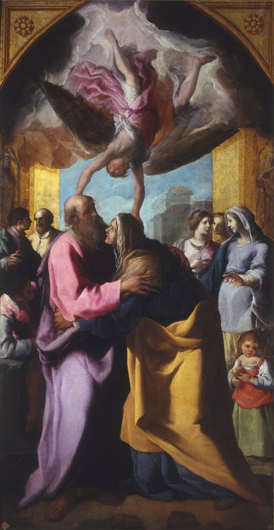 Begegnung am Goldenen Tor von Eugenio Caxes