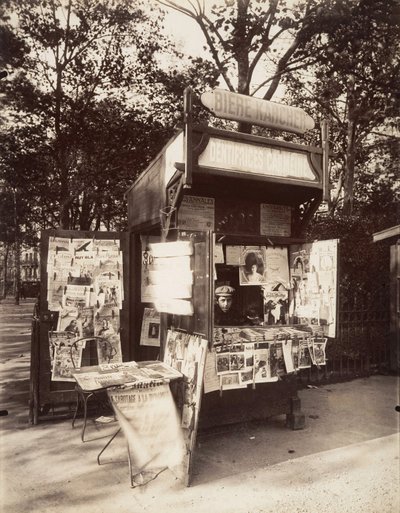 Kiosk in Paris, ca. 1910 von Eugène Atget