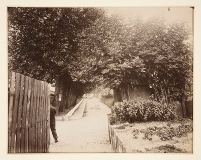 Point du jour, Porte du bas Meudon von Eugène Atget