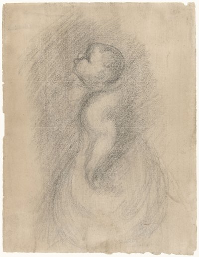 Baby, von der Seite gesehen von Eugène Carrière