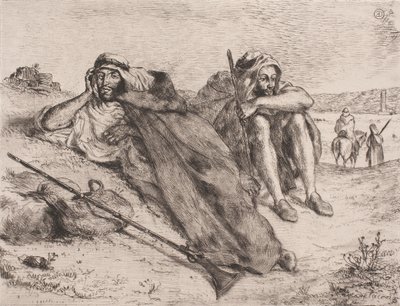 Arabere aus Oran von Eugène Delacroix