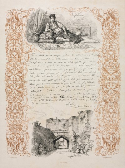 Jüdin von Algier und eine Straße in Algier von Eugène Delacroix