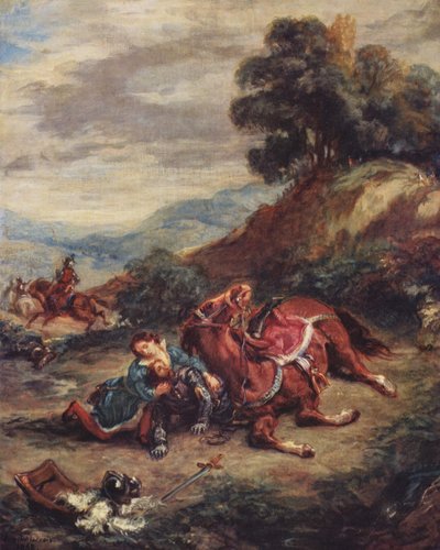 Der Tod von Lara von Eugène Delacroix