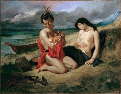 Die Natchez von Eugène Delacroix