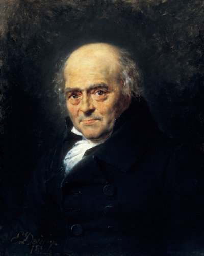 Porträt von Monsieur Couche von Eugene Deveria