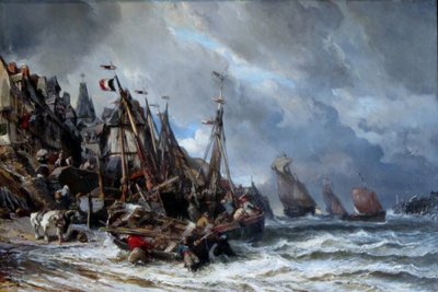 Rückkehr der Fischer von Eugene Isabey