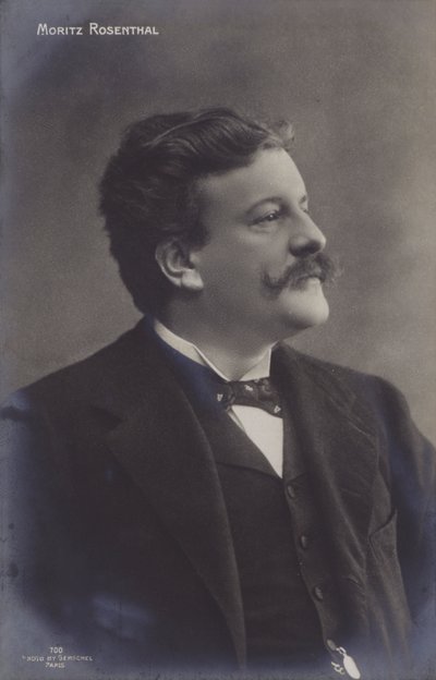 Moritz Rosenthal, polnischer Pianist und Komponist von European Photographer
