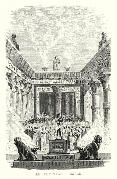Ein ägyptischer Tempel von European School