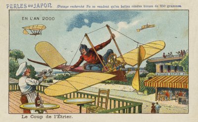 Flieger greift nach einem Getränk im Jahr 2000 von European School