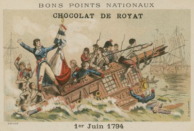 Schlacht von Ouessant (Glorreicher Erster Juni), 1794 von European School