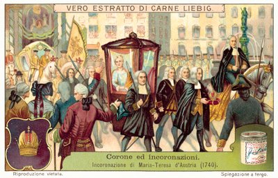 Krönung von Kaiserin Maria Theresia von Österreich von European School