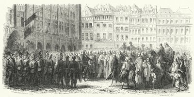 General Dumouriez und die französische Armee in Brüssel von European School