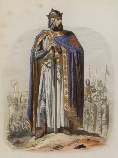 Gottfried von Bouillon, fränkischer Anführer des Ersten Kreuzzugs und erster Herrscher des Königreichs Jerusalem von European School