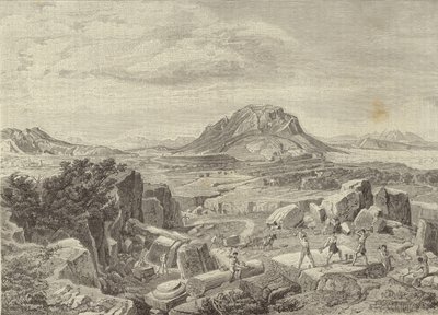 Griechenland und Rom - Griechenland: Korinth, gesehen von einem Steinbruch von European School