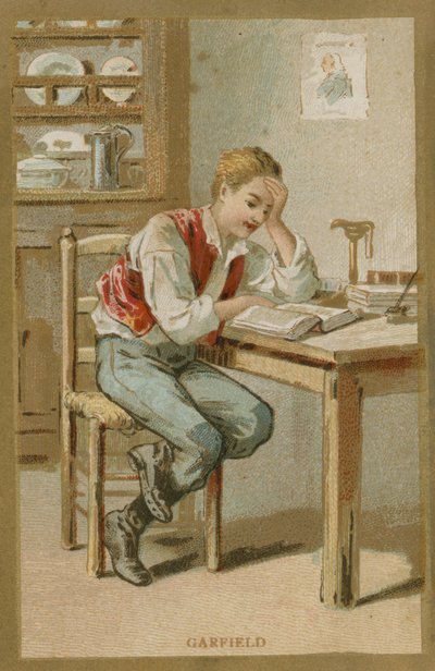 James Garfield, 20. Präsident der Vereinigten Staaten, als Junge von European School