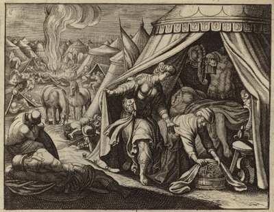 Judith mit dem abgeschlagenen Kopf von Holofernes von European School