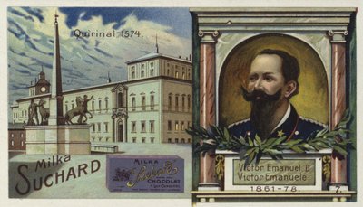 König Viktor Emanuel II. von Italien und der Quirinalspalast, Rom von European School