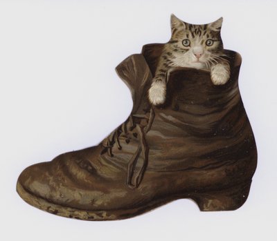 Kätzchen in einem Stiefel von European School