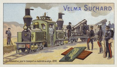 Lokomotive zum Transport von Belagerungswaffen, 1890 von European School