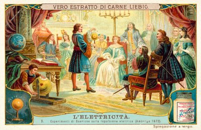 Otto von Guerickes Experiment zur elektrostatischen Abstoßung, Hamburg von European School