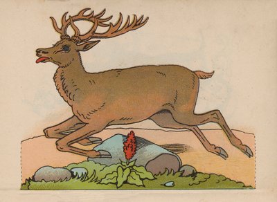 Seite aus dem magischen Buch (Farblitho) von European School