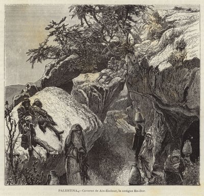 Palästina, Höhle von Ain-Endour, das alte En-Dor von European School