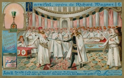 Parsifal heilt Amfortas mit dem Heiligen Speer von European School