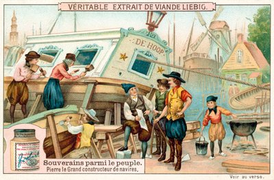 Peter der Große als Schiffbauer in den Niederlanden von European School