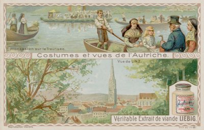 Bootsprozession auf dem Traunsee und Blick auf Linz von European School
