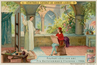 Raffael mit seinem Freund Fra Bartolommeo von European School