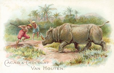Nashorn unter Angriff von European School
