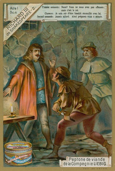 Der Herzog von Clarence und seine Mörder, Akt I, Szene IV aus 