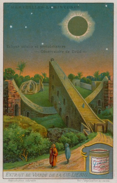 Das Observatorium in Delhi und eine Sonnenfinsternis von European School