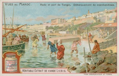 Warenentladung im Hafen von Tanger von European School