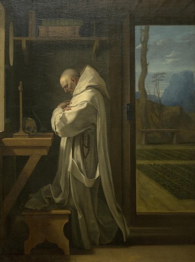 Der Heilige Bruno im Gebet von Eustache Le Sueur
