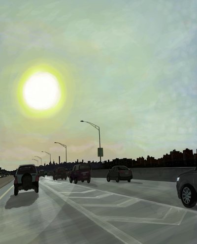 Bruckner Expressway, Brooklyn von Evan Sklar