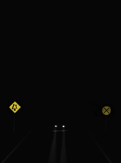 Die Straße bei Nacht fahren #8 Brooklyn von Evan Sklar