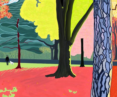 Herbst, Prospect Park von Evan Sklar