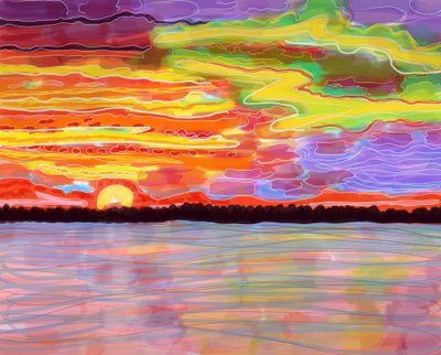 Hudson River, Brooklyn von Evan Sklar